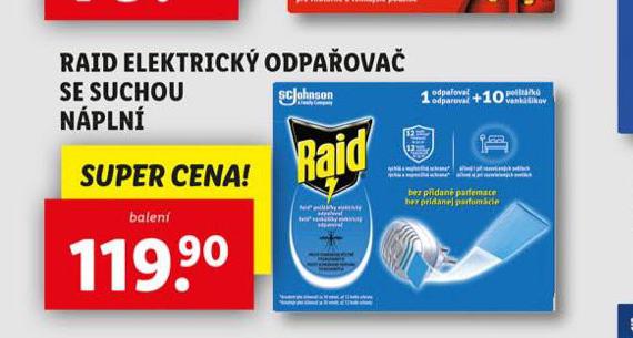 RAID ELEKTRICK ODPAOVA SE SUCHOU NPLN