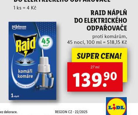 RAID NPL DO ELEKTRICKHO ODPAOVAE