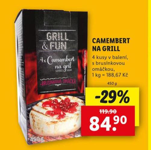 CAMEMBERT NA GRIL