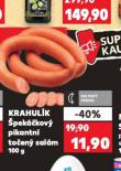 ŠPEKÁČKOVÝ PIKANTNÍ TOČENÝ SALÁM