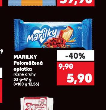 MARILKY POLOMEN OPLATKY