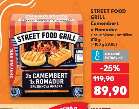 STREET FOOD GRILL CAMEMBERT A ROMADUR