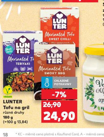 LUNTER TOFU NA GRIL