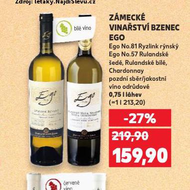 ZMECK VINASTV BZENEC EGO