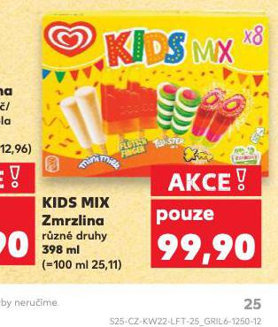 KIDS MIX ZMRZLINA