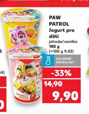 PAW PATROL JOGURT PRO DTI