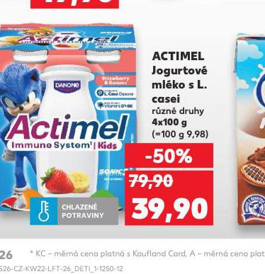ACTIMEL JOGURTOV S L. CASEI