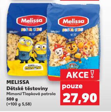 MELISSA DTSK TSTOVINY