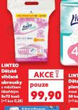 LINTEO BABY DĚTSKÉ VLHČENÉ UBROUSKY