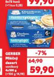 GERBER MLÉČNÝ DEZERT
