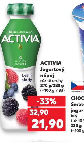 ACTIVIA JOGURTOV NPOJ
