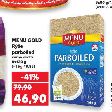 MENU GOLD RݎE PARBOILED