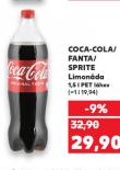 COCA COLA, FANTA, SPRITE