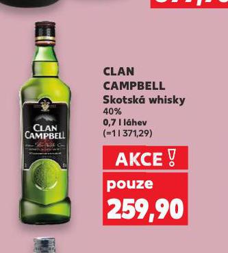 CLAN CAMPBELL SKOTSK WHISKY