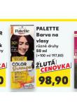 PALETTE BARVA NA VLASY