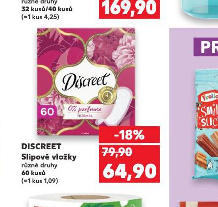 DISCREET SLIPOV VLOKY