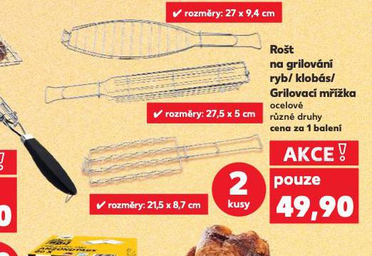 ROT NA GRILOVN RYB / KLOBS / GRILOVAC M͎KA