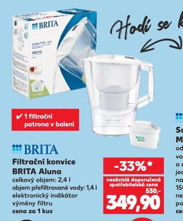 BRITA FILTRAN KONVICE BRITA ALUNA