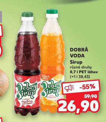 DOBR VODA SIRUP