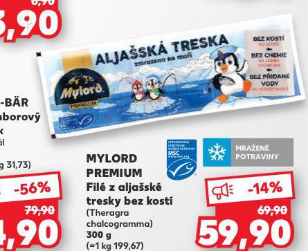 MYLORD PREMIUM FIL Z ALJASK TRESKY BEZ KOST