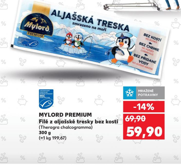 MYLORD PREMIUM FIL Z ALJASK TRESKY BEZ KOST