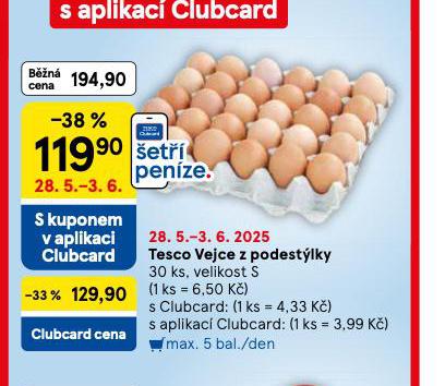 VEJCE Z PODESTLKY S 30 ks