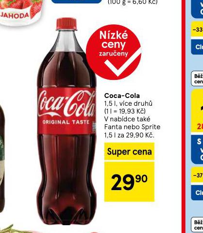 COCA COLA, FANTA, SPRITE
