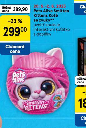 PETS ALIVE SMITTEN KITTENS KOT SE ZVUKY