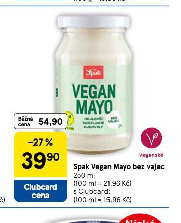 SPAK VEGAN MAYO BEZ VAJEC