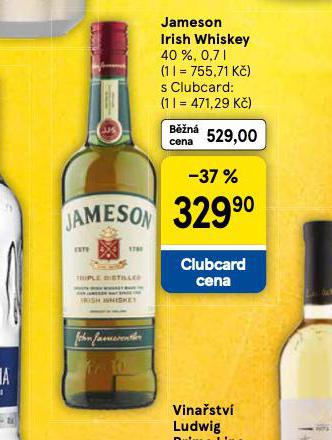 JAMESON IRISH WHISKEY
