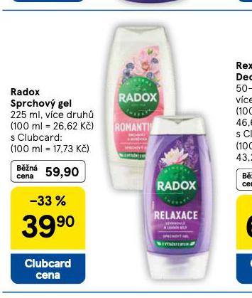 RADOX SPRCHOV GEL