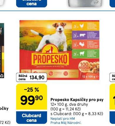 PROPESKO KAPSIKY PRO PSY