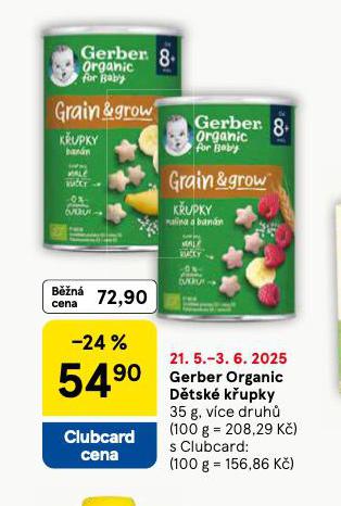 GERBER ORGANIC DTSK KUPKY