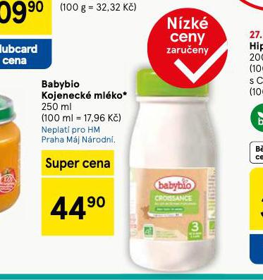 BABYBIO KOJENECK MLKO