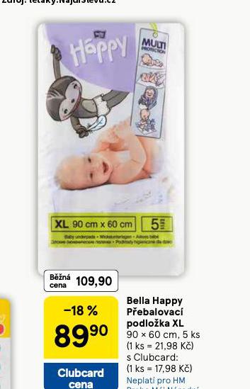 BELLA HAPPY PEBALOVAC PODLOKA XL