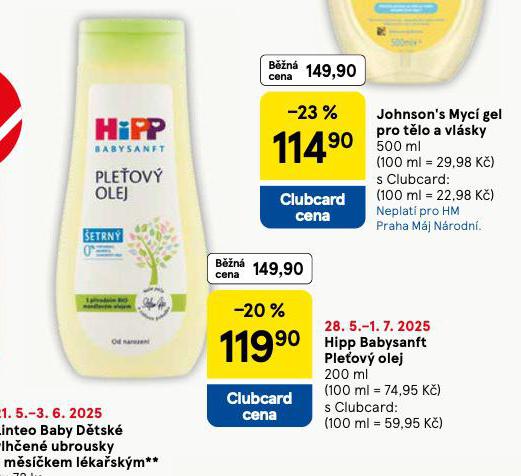HIPP BABYSANFT PLEOV OLEJ