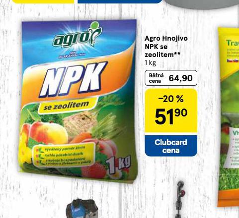 AGRO HNOJIVO NPK SE ZEOLITEM
