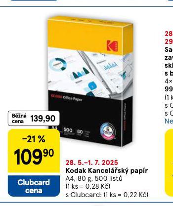 KODAK KANCELSK PAPR