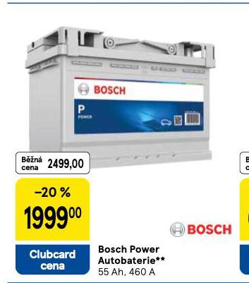 BOSCH POWER AUTOBATERIS 55 Ah