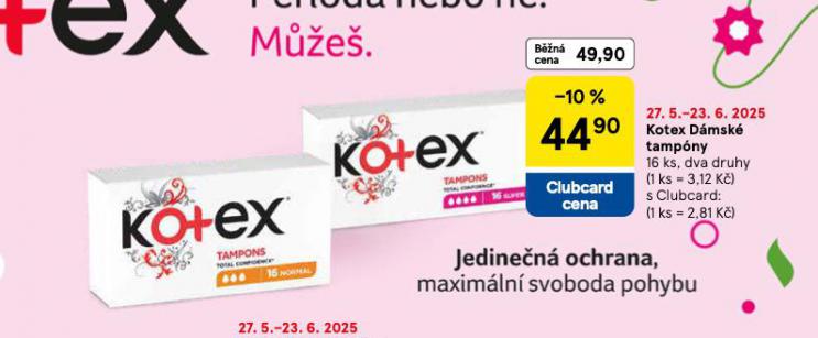 KOTEX DMSK TAMPONY