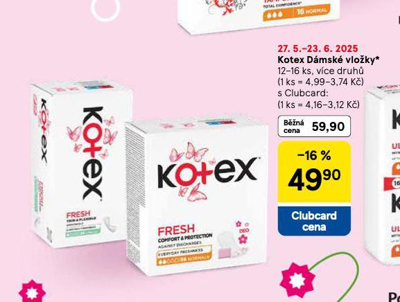 KOTEX DMSK VLOKY