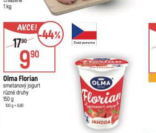 OLMA FLORIAN SMETANOV JOGURT