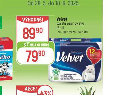 VELVET TOALETN PAPR