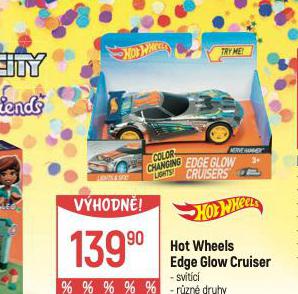 hot wheels edge glow cruiser