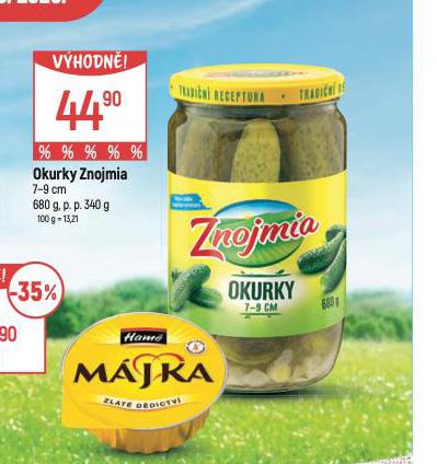 OKURKY ZNOJMIA