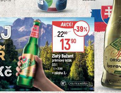 PIVO ZLAT BAANT