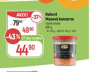 REKORD MASOV KONZERVA
