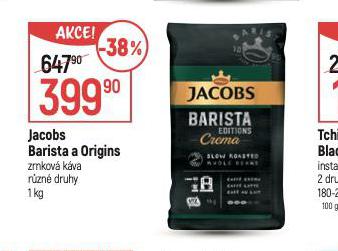 JACOBS BARISTA A ORIGINS ZRNKOV KVA