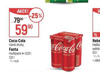 COCA COLA, FANTA