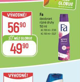 FA DEODORANT